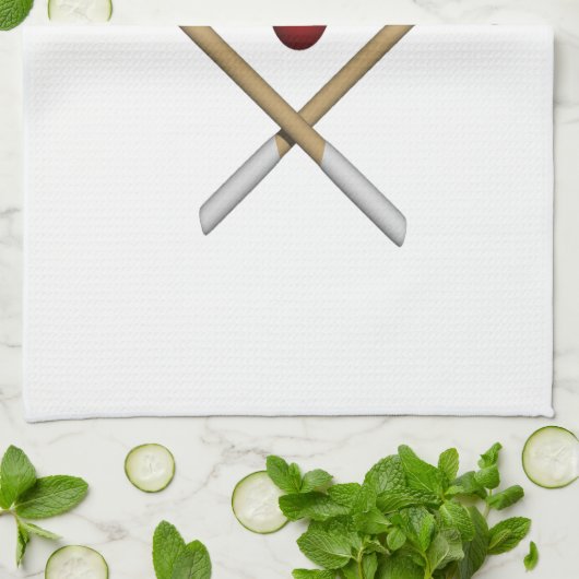 Croquet キッチンタオル (折り畳み)