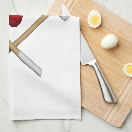 Croquet キッチンタオル (四つ折り)