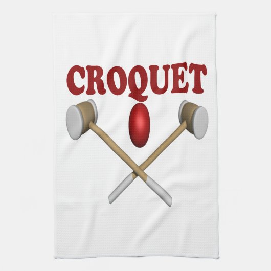 Croquet キッチンタオル (縦)