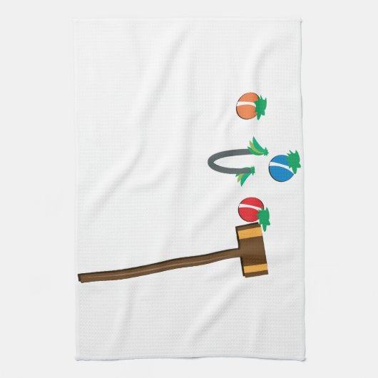 Croquet キッチンタオル (縦)