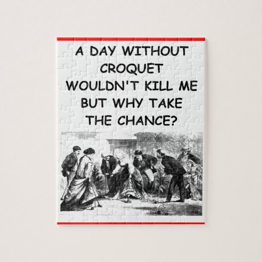 croquet ジグソーパズル (縦)