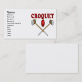 Croquet 名刺 (正面/裏面)