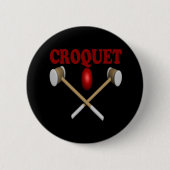 Croquet 缶バッジ (正面)