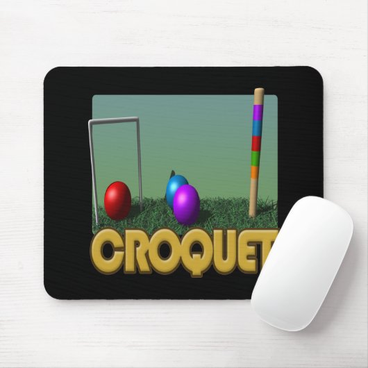 Croquet 5 マウスパッド (マウス)