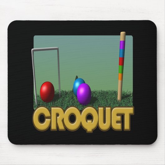 Croquet 5 マウスパッド (正面)