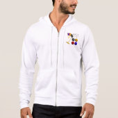 Croquet Equipment Set Mallet Balls Hoops パーカ (正面)