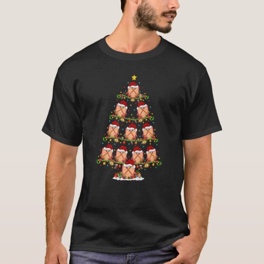 Croquet Sports  Xmas Santa Croquet Christmas Tree Tシャツ (正面)