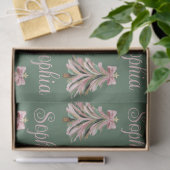 Croquette Bow Christmas Tree Personalized Name 薄葉紙 (ギフト)