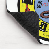 Crosleyのコブラエンジンのヴィンテージの印の再生 マウスパッド (コーナー)