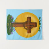 Cross and Crown of Thorns タペストリー (正面(横))