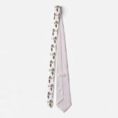 Cross And Flowers Neck Tie ネクタイ (裏面)