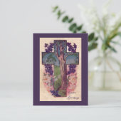 Cross and Tree Christian Postcard シーズンポストカード (スタンド正面)