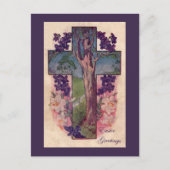 Cross and Tree Christian Postcard シーズンポストカード (正面)