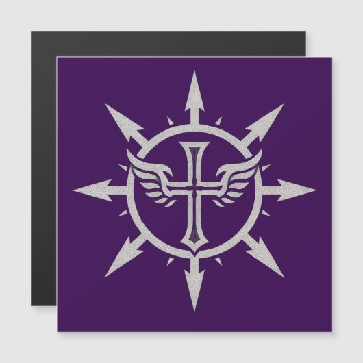 "Cross and Wings Emblem" Magnet (正面/裏面)