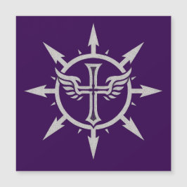 "Cross and Wings Emblem" Magnet