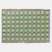 Cross Button Connector Throw Blanket スローブランケット (正面)