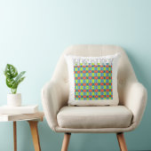 Cross Button Personalized Throw Pillow クッション (椅子)