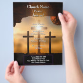 Cross Calvary Easter, Join Us Services チラシ (手)