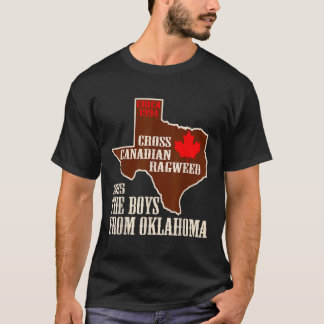 Cross Canadian Ragweed The Boys From Oklahoma Map Tシャツ