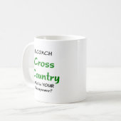 cross country, coach コーヒーマグカップ (正面左)
