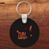 Cross Country Race Day Runner Track And Field Oran キーホルダー (正面)