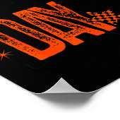 Cross Country Race Day Runner Track And Field Oran ポスター (角)