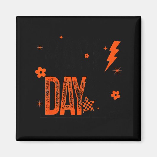 Cross Country Race Day Runner Track And Field Oran マグネット (正面)