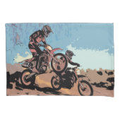 Cross Country Race - Dirt Bike Racers 枕カバー (正面)