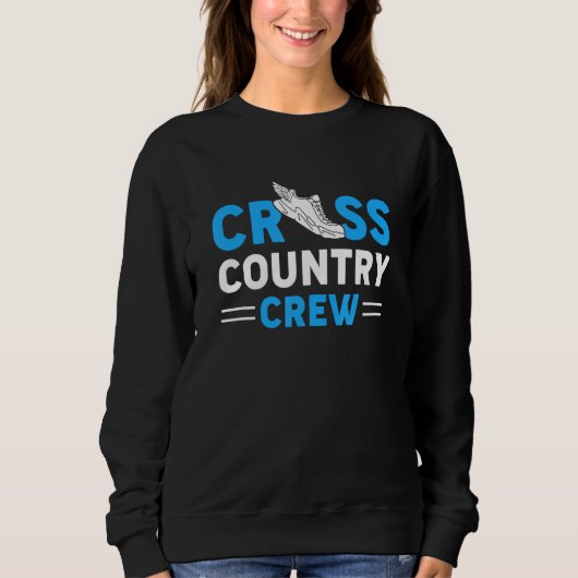 Cross Country Runner Cross Country 1 スウェットシャツ (正面)
