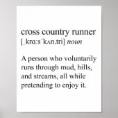 Cross Country Runner Definition, Xc Running  ポスター (正面)
