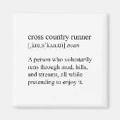 Cross Country Runner Definition, Xc Running マグネット (正面)