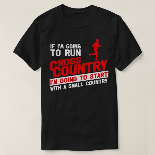 Cross Country Running Gift I XC Run Runner 6 Tシャツ (デザイン正面)