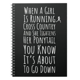 Cross Country Running Gift Women For Her Runner XC ノートブック