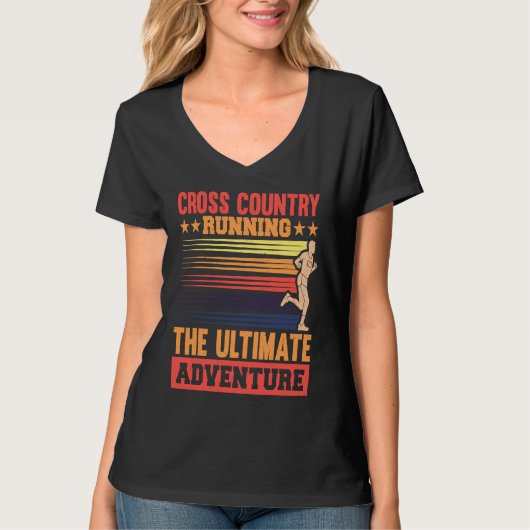 Cross Country running, the ultimate adventure Tシャツ (正面)