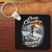 Cross Country Skiing キーホルダー (正面)