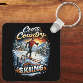 Cross Country Skiing キーホルダー (裏面)