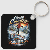 Cross Country Skiing キーホルダー (裏面)