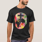 CROSS EASTER RESURRECTION OF JESUS CHRIST Tシャツ (正面)