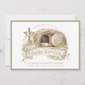 Cross | Easter Service Invitation 招待状 (正面)