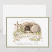 Cross | Easter Service Invitation 招待状 (正面/裏面)