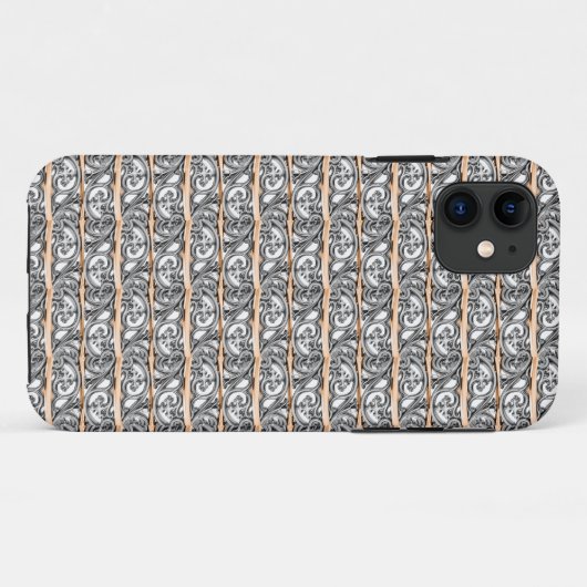Cross Filigree Design Pattern Case-Mate iPhoneケース (裏面(横))