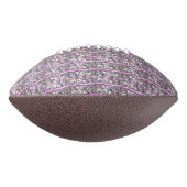 Cross Filigree Design Purple Silver Pattern アメリカンフットボール (回転270)