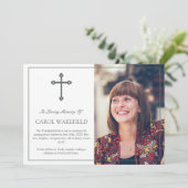 Cross In Loving Memory写真のお知らせ 招待状 (スタンド正面)