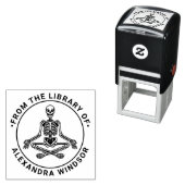 Cross Legedのめい想Skeleton Libraryブック名 セルフインキングスタンプ (インサイチュ)