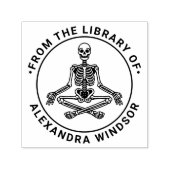 Cross Legedのめい想Skeleton Libraryブック名 セルフインキングスタンプ (デザイン)