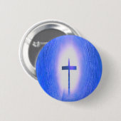 Cross Light Tunnel Christian Love Jesus 缶バッジ (正面&裏面)