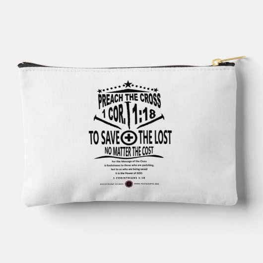 Cross Message アクセサリーポーチ (裏面)