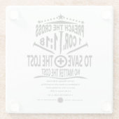 Cross Message ガラスコースター (裏面)