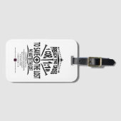 Cross Message ラゲッジタグ (正面横)