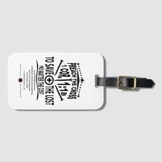 Cross Message ラゲッジタグ (正面横)